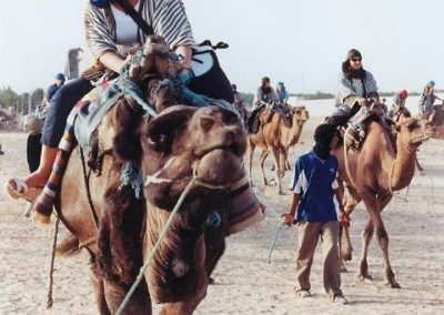 mama rides a camel